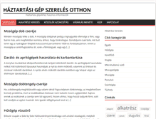 Tablet Screenshot of haztartasi-gep.hu